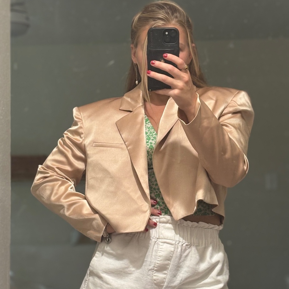 Alice + Olivia Crop Blazer